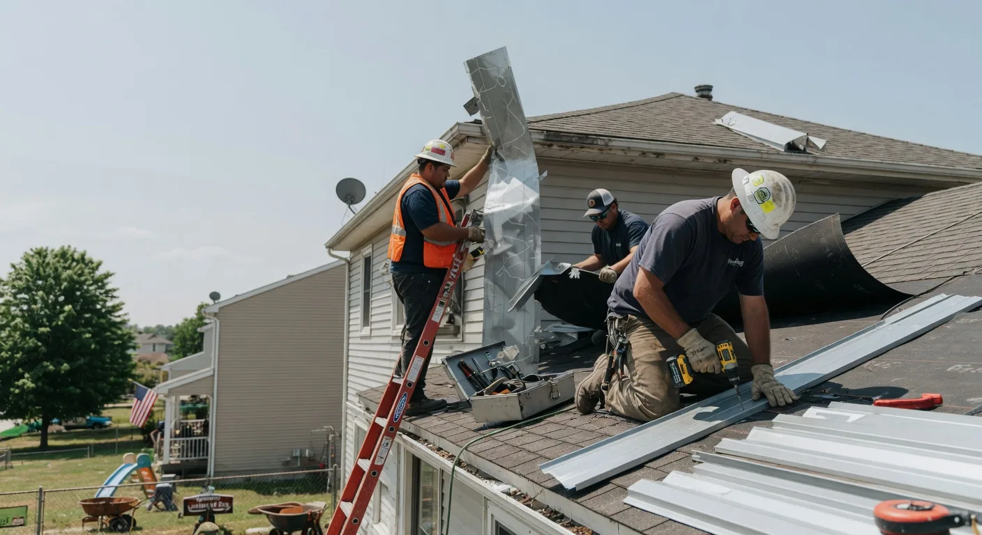 Metal Roof Repair in Fredericksburg, IA